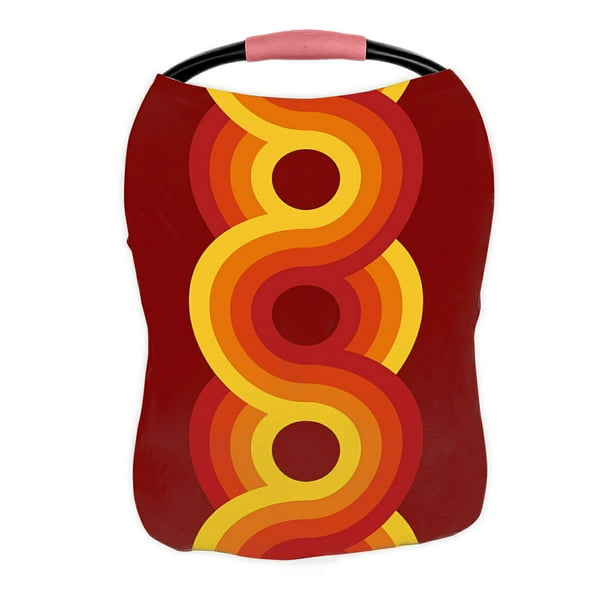 ABPHQTO Watercolor Yin Yang Symbol Nursing Cover Baby Breastfeeding Infant Feeding Cover Baby Car Seat Cover Infant Stroller Cover Carseat Canopy Breathable